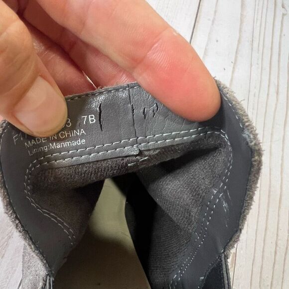 Cole Haan Grand Os Gray Suede Leather Ankle Boots - Picture 11 of 11